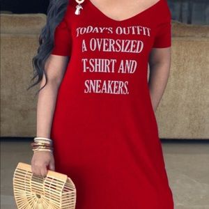 Oversized casual dress